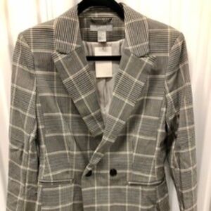 Suit Double Breasted Blazer Jacket, 8/38, NWT